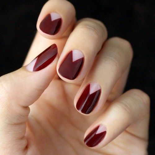 nail art triangle inspiration