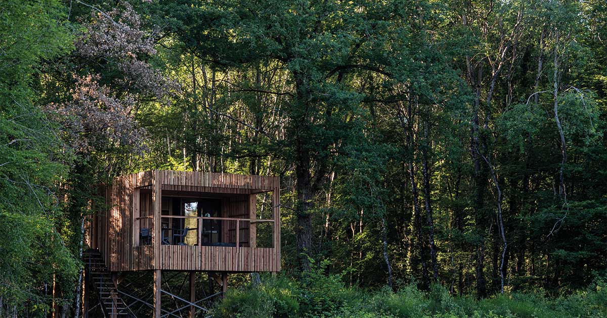 Retraite spa et sylvothérapie au Loire Valley Lodge